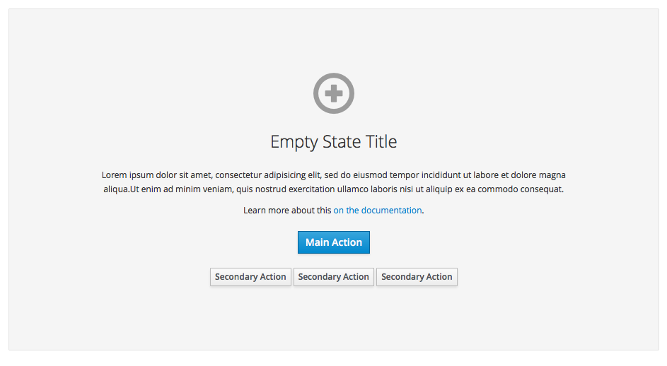 Empty State pattern