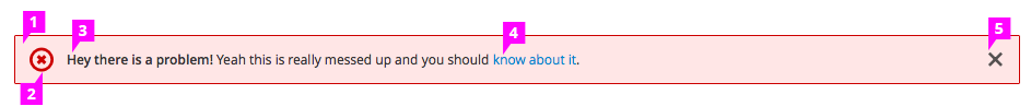 Inline Notifications with callouts