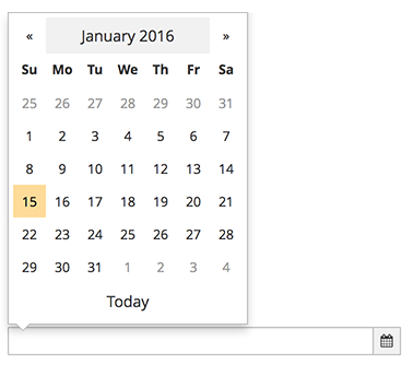 Datepicker